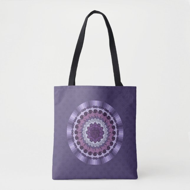 Sac Tout-Sur-Imprimé Mandala (Devant)