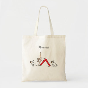 Sac tricolore de yoga de Jack Russell Terrier