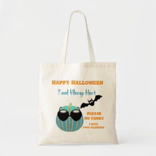 Sac turquoise d'allergie alimentaire de citrouille