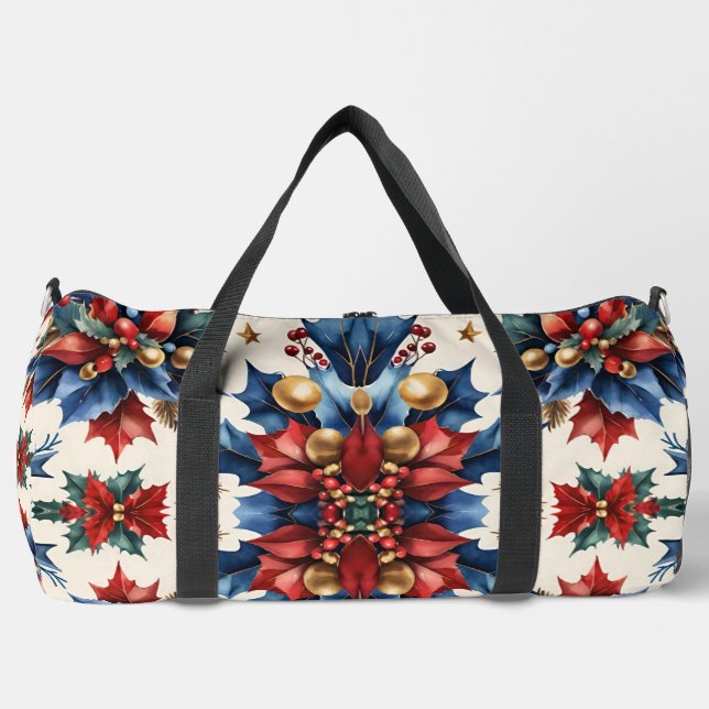 Sac unique grand Duffel de Noël (Recto)