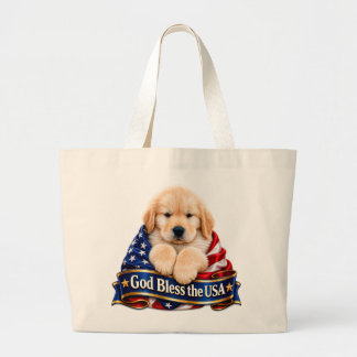 Sac USA 250e anniversaire Golden Retriever Grand c