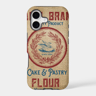 Sac vintage à farine de pâtisserie de gâteau de