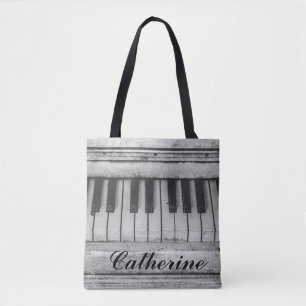 Sac vintage affligé personnalisable de piano