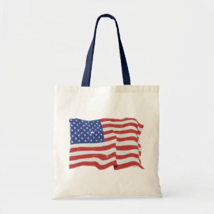 Sac vintage de drapeau américain
