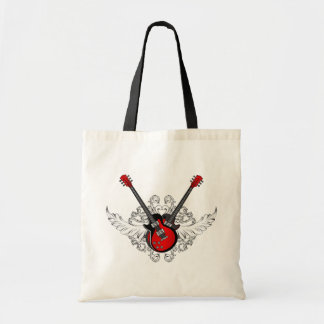 Sac vintage de guitares de roche