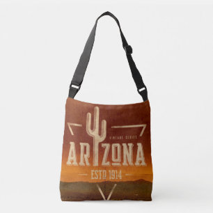 Sac vintage de voyage de cactus de l'Arizona