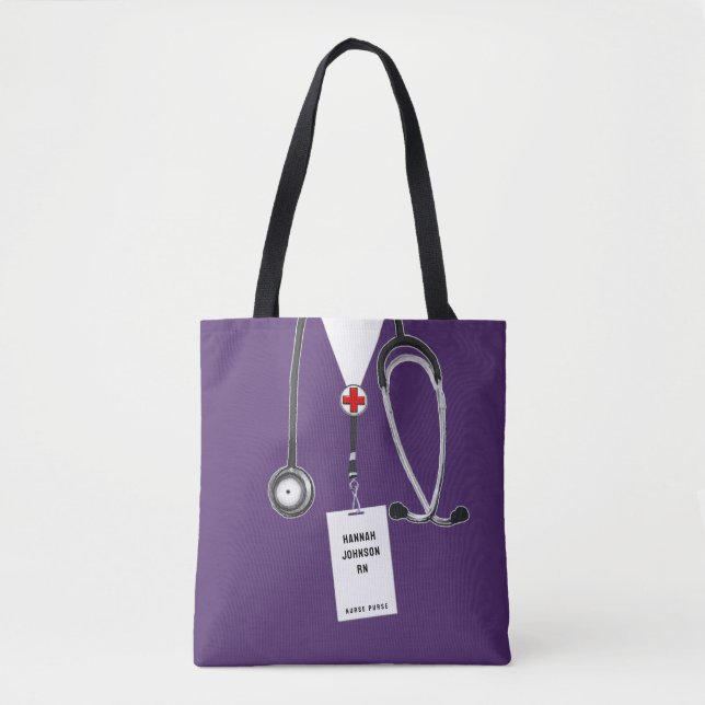 Sac Violet de l'Infirmière (Devant)