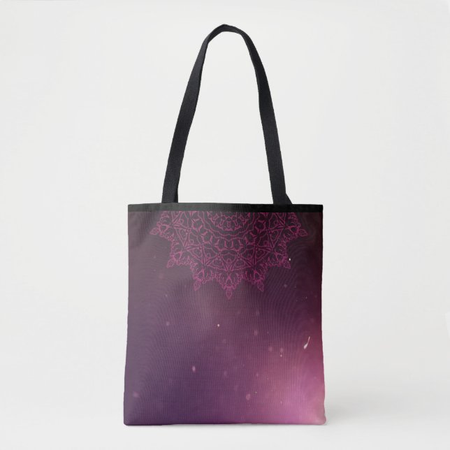 Sac violet Mandala (Devant)