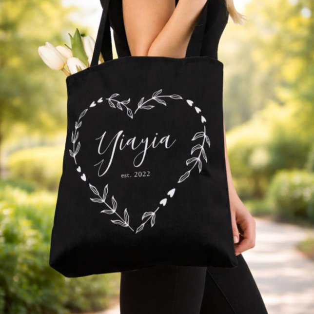 Sac Yiayia Année de création. Tote Bag (Créateur téléchargé)