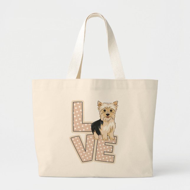 Sac Yorkie, Yorkshire Terrier Lover, Sac Amoureux  (Devant)
