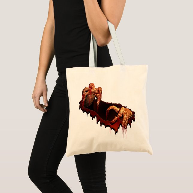 Sac Zombie Sac fourre-tout Halloween Gory Scission (Devant (produit))