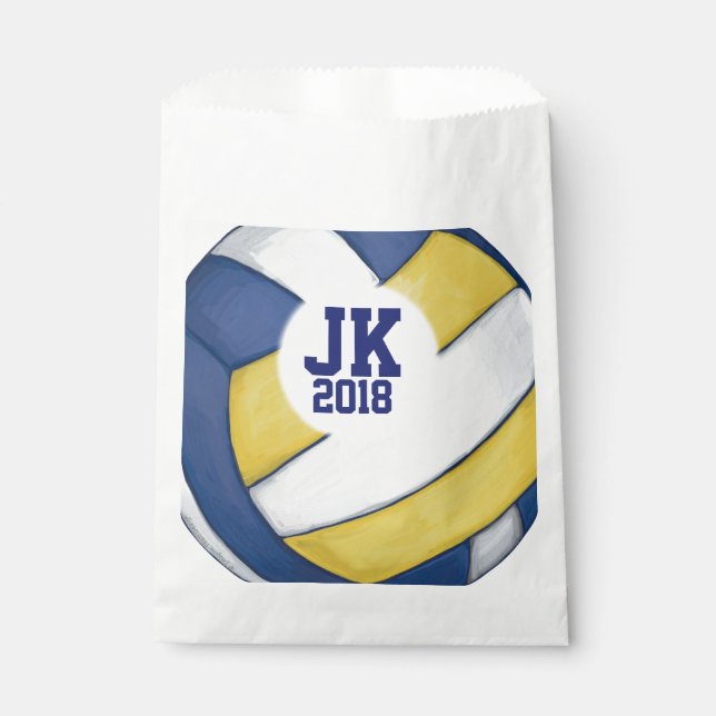Sachets En Papier 12of12 Volleyball Custom Favor Bag (Devant)