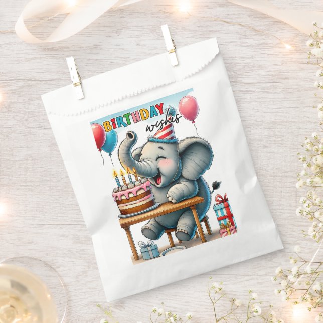 Sachets En Papier #16  Joyeux Anniversaire (Coupé)