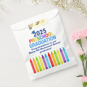 Sachets En Papier 2025 Graduation préscolaire Custom School Party