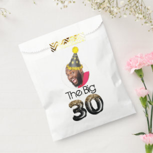 Sachets En Papier 30e anniversaire Photo simple drôle
