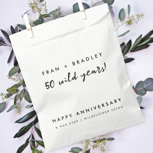 Sachets En Papier 50 années sauvages Semences Fleurs sauvages du 5