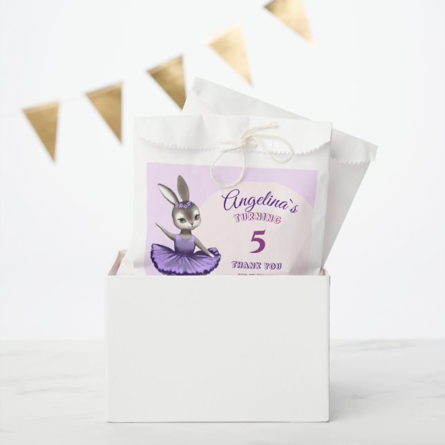 Sachets En Papier 5 Anniversaire Fête Favoriser les sacs. (Fête)