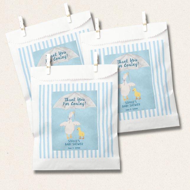 Sachets En Papier A Little Goose Is On The Way Storybook Baby Shower (Créateur téléchargé)