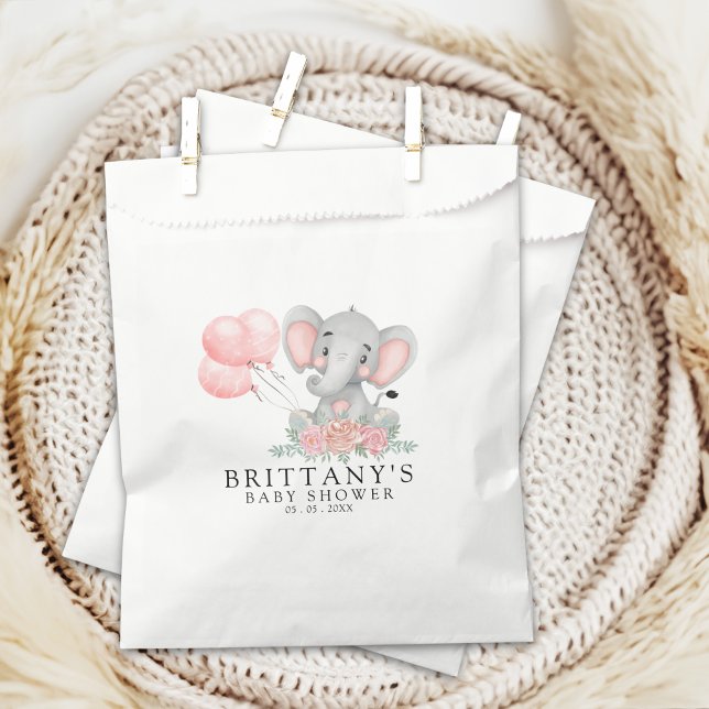 Sachets En Papier A Sweet Little Girl is on her Way Baby shower (Créateur téléchargé)