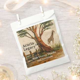 Sachets En Papier Acacia Legacy™ : Merci | Africain Personnalisé