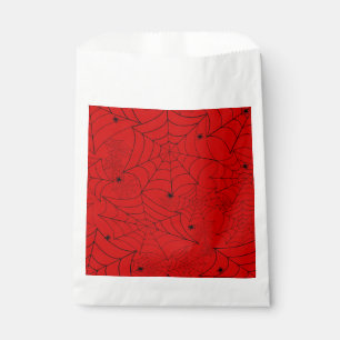 Sachets En Papier acide d'araignée halloween rouge