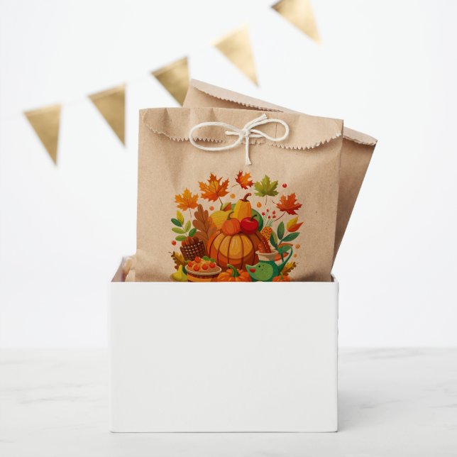 Sachets En Papier Action de grâce (Fête)