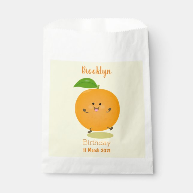Sachets En Papier Agréable agrumes d'orange (Devant)