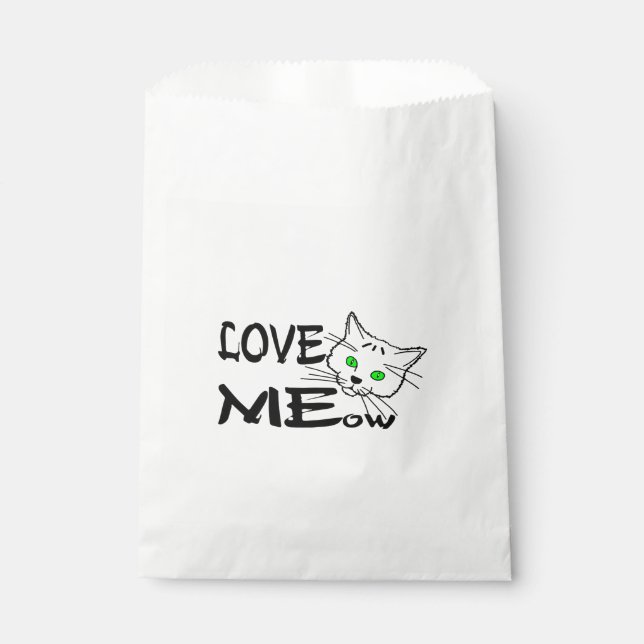 Sachets En Papier Aimez MOew (Devant)