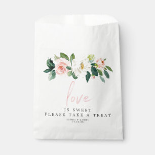 Sachets En Papier Airy Blush Wedding Favor Sac Amour est doux