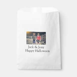 Sachets En Papier ajouter nom photo texte Halloween enfant fille gar