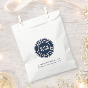Sachets En Papier Ajoutez Votre Logo d'Entreprise Site Web d'Entrepr