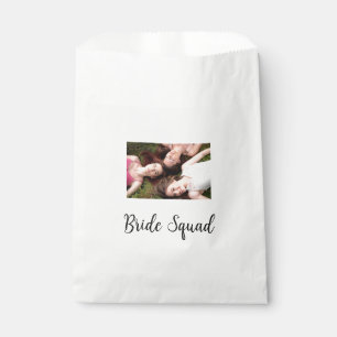 Sachets En Papier Ajoutez votre nom photo bridesmaid squad marié par