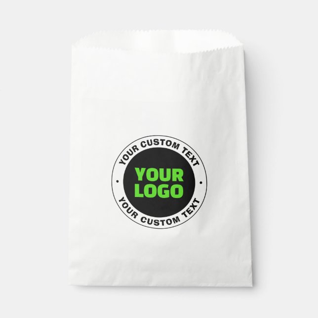 Sachets En Papier Ajoutez votre propre logo d'entreprise ou design t (Devant)