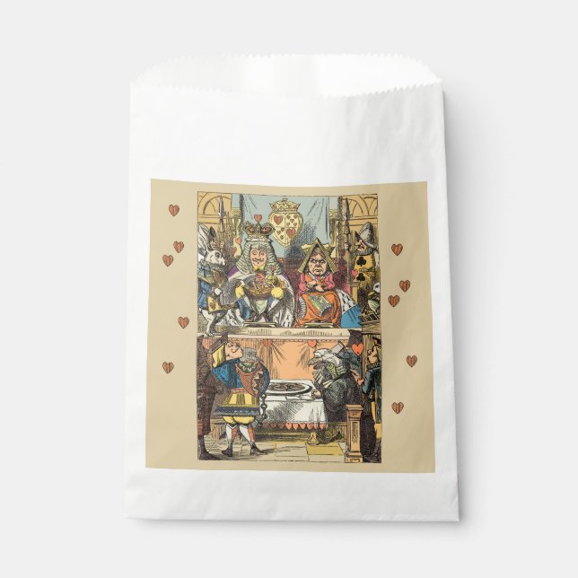 Sachets En Papier Alice à Wonderland Cheshire Cat Characters (Devant)