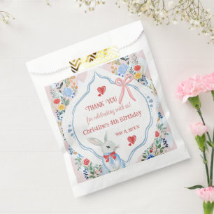 Sachets En Papier Alice enchantée colorée au pays des merveilles Ann