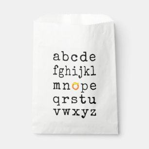 Sachets En Papier Alphabet anti-Trump - Nope V