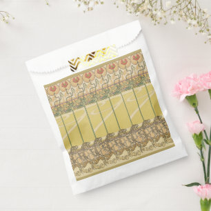 Sachets En Papier Alphonse Mucha Papier Peint Floral Art Nouveau Coq