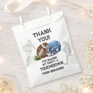 Sachets En Papier American Football Boy Birthday Party
