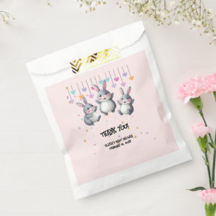 Sachets En Papier Amusant Coloré Cute Hoppers Bunny Baby shower