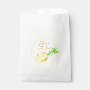Sachets En Papier Ananas Doré Juteux