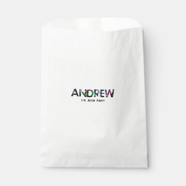 Sachets En Papier andrews bar mitzvah (Devant)