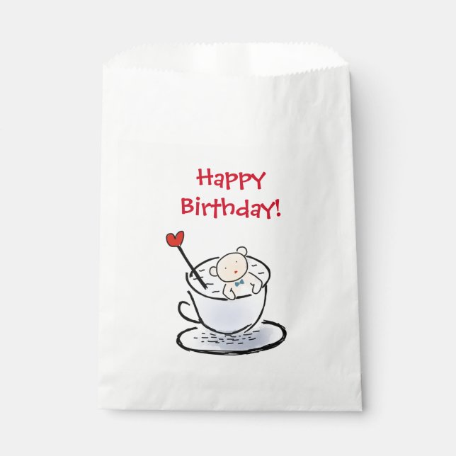 Sachets En Papier Anniversaire (Devant)