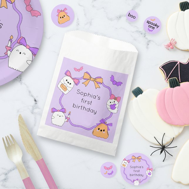 Sachets En Papier Anniversaire de l'Halloween éffrayante (Créateur téléchargé)