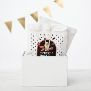 Sachets En Papier Anniversaire de première année de la rockstar punk