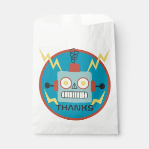 Sachets En Papier Anniversaire des robots de jouets