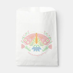 Sachets En Papier Anniversaire du papillon Boho