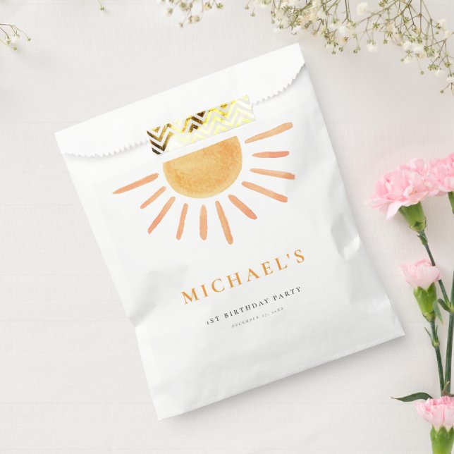 Sachets En Papier Anniversaire du soleil de charme (Scellé)