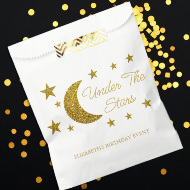 Sachets En Papier Anniversaire sous les étoiles (Créateur téléchargé)
