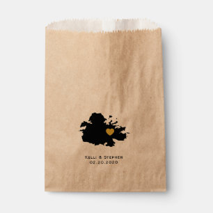 Sachets En Papier Antigua Wedding Favor Treat Sacks, Carte Cadeaux S