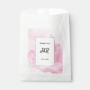 Sachets En Papier Aquarelle arrière - plan mariage romantique en ros